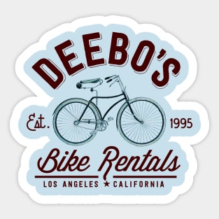 Deebo's Bike Rentals Sticker